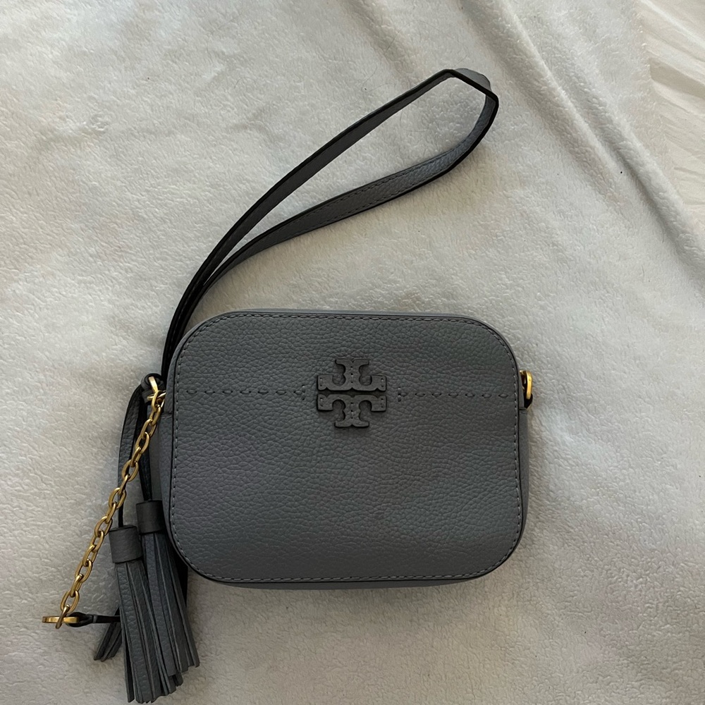 Tory Burch Blue Gray Crossbody Bag